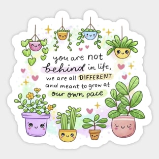 march inspirational quotes Sticker